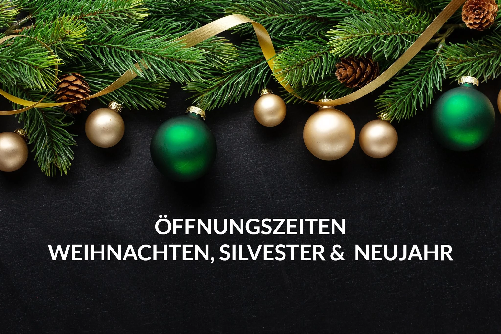 An Weihnachten, Silvester und Neujahr haben wir geschlossen. Ihr könnt aber jederzeit eine Mail schreiben oder auf unserer Onlineseite shoppen.