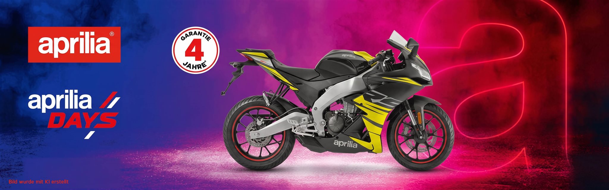 Aprilia Promo bis 30.04.2026. Mehr Infos...