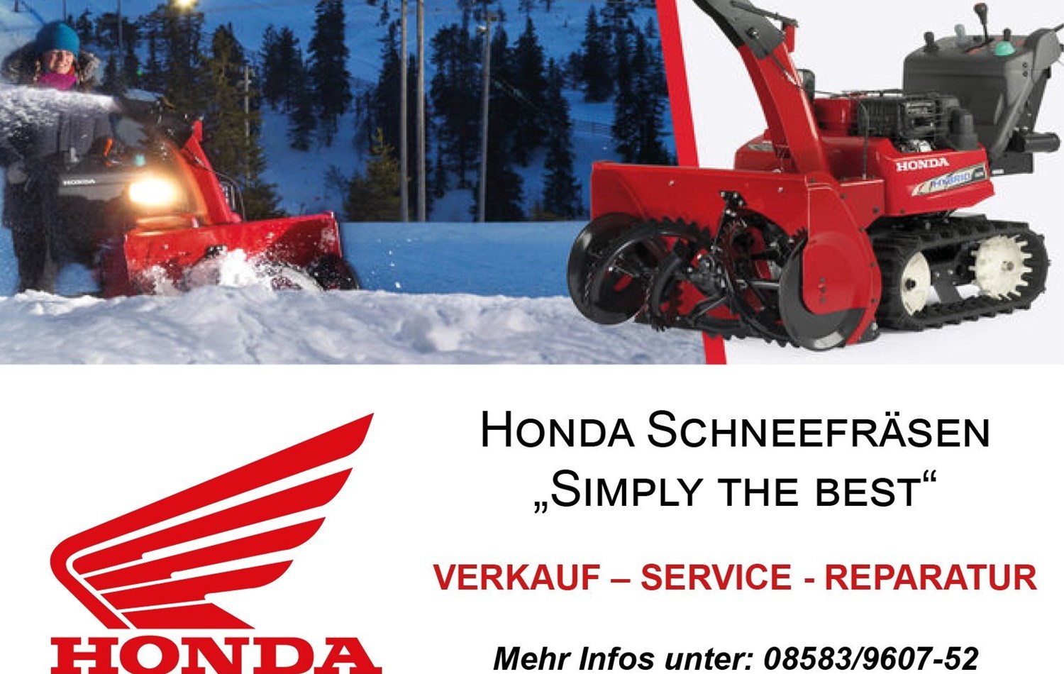 HONDA Schneefräsen Mobile Version