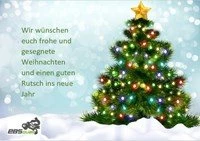 Weinachts und Neujahrsgrüße.