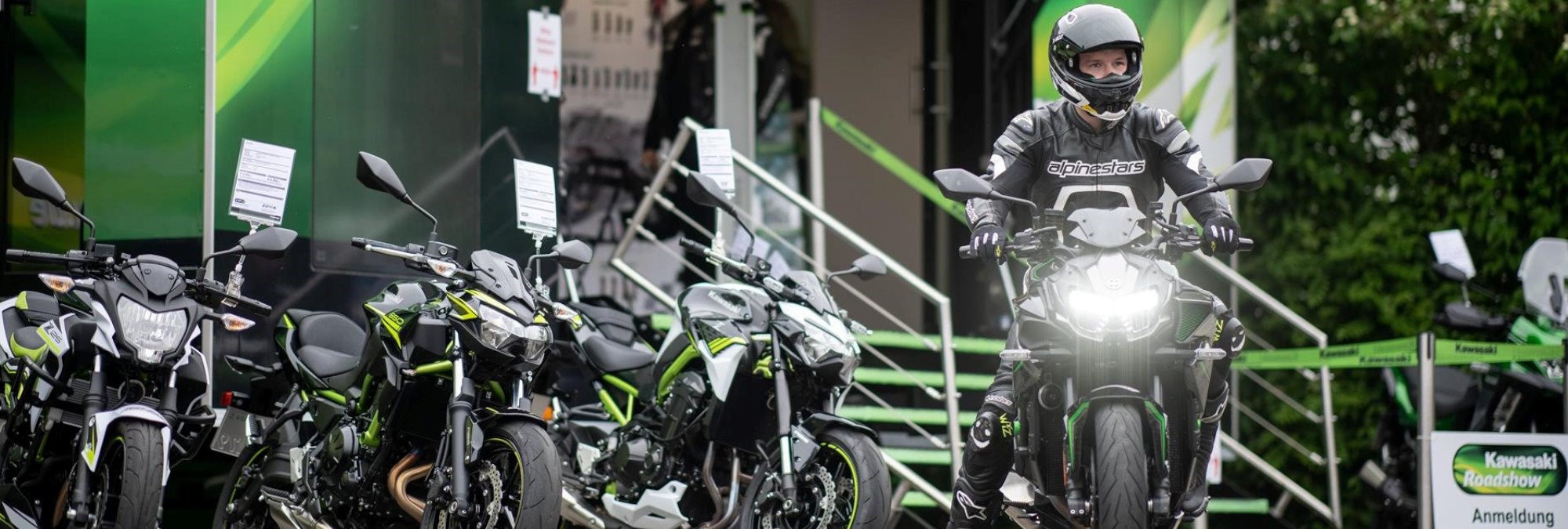 Die Kawasaki-Roadshow geht auch 2022 wieder auf Tour!