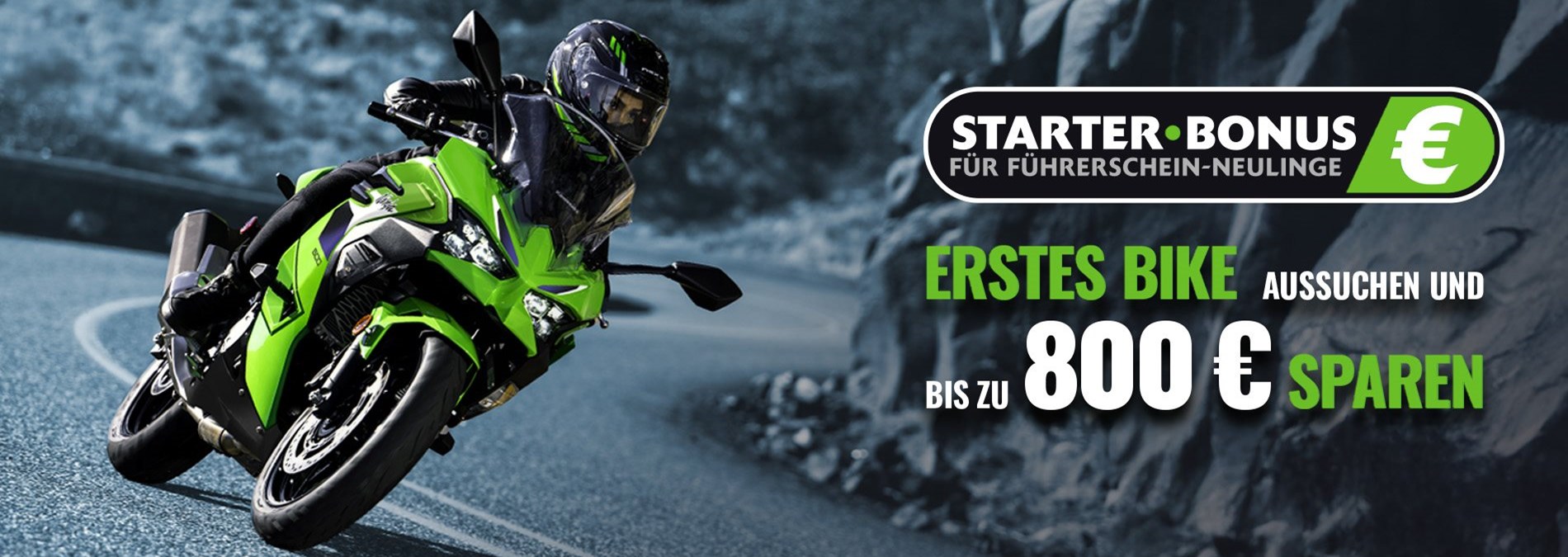 Erstes Bike aussuchen und bis zu 800 Euro sparen*