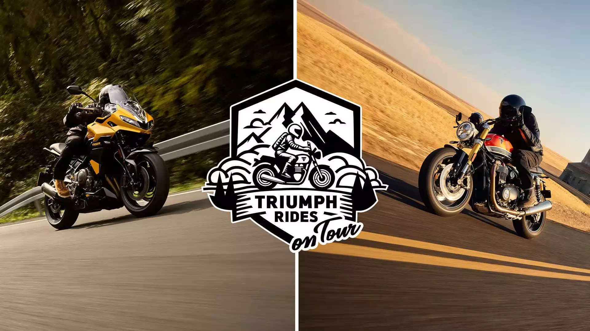 TRIUMPH RIDES ON TOUR