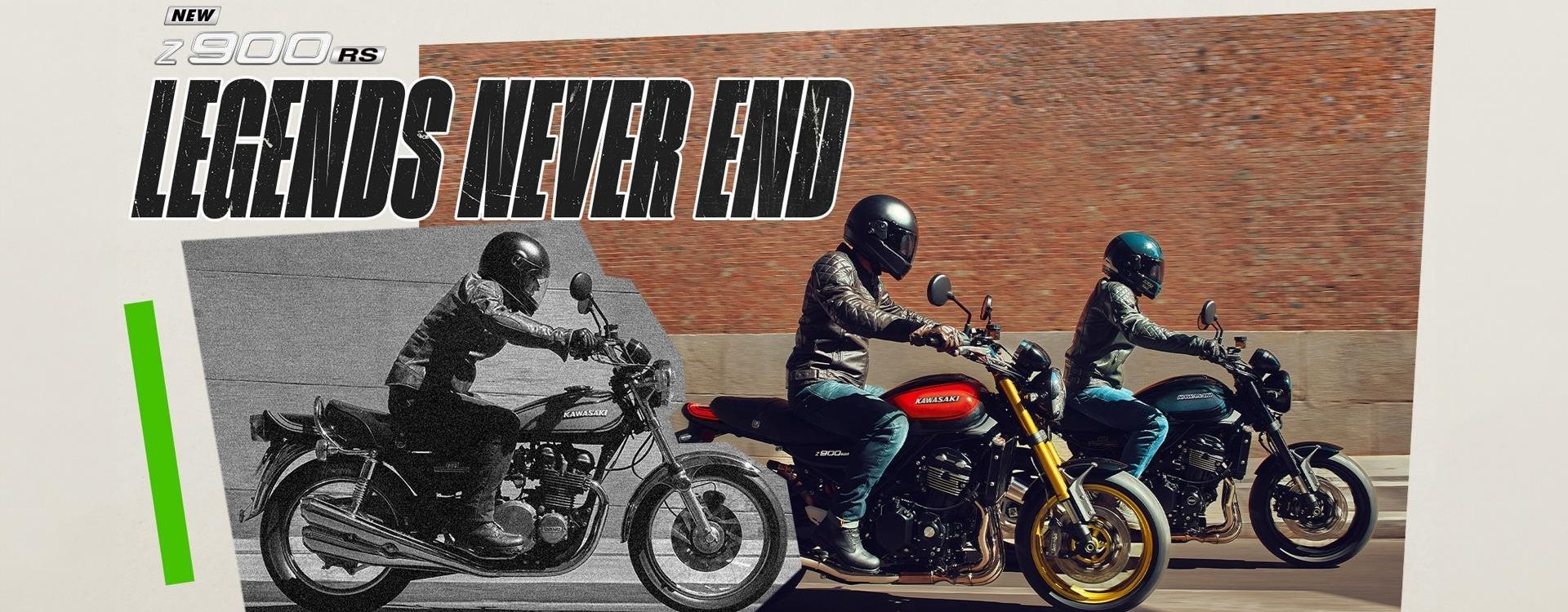 Vergangenheit und Zukunft vereinen sich in der neuen Z900RS SE.