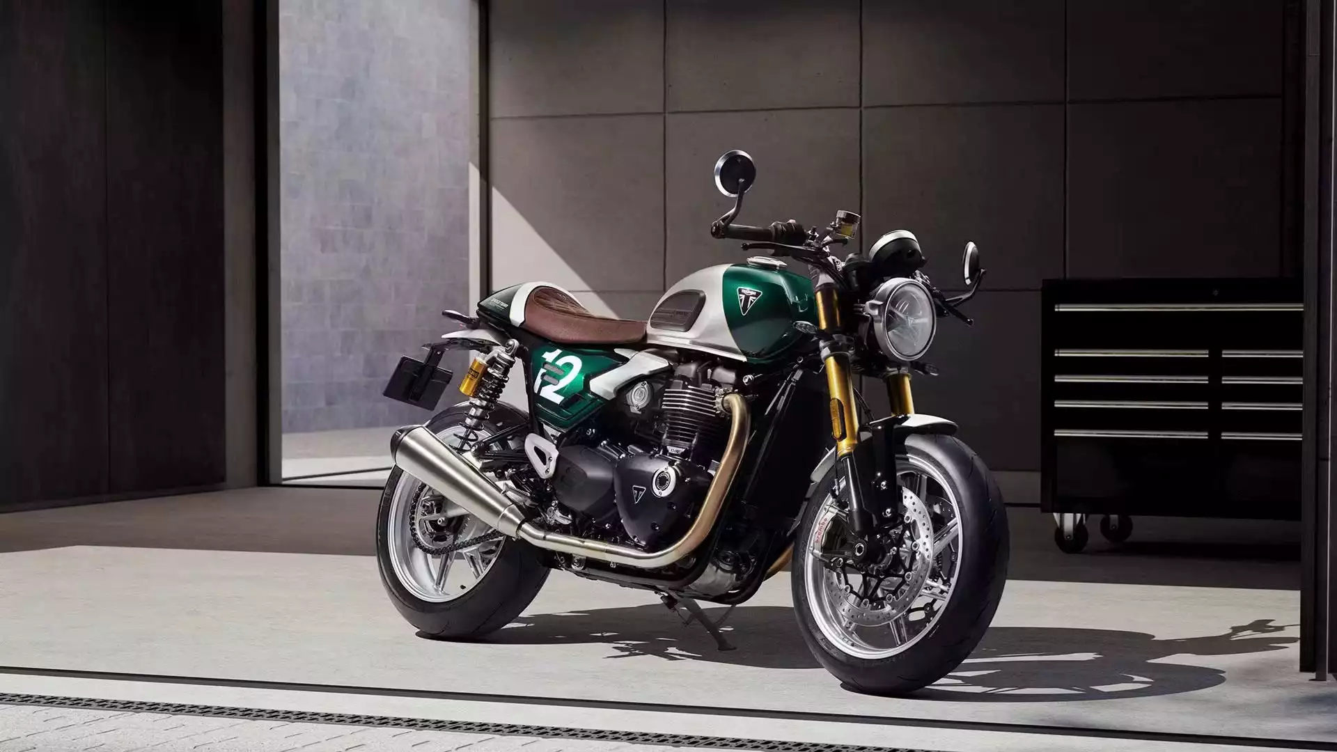 Die Neue Speed Twin 1200 Cafe Racer Edition
