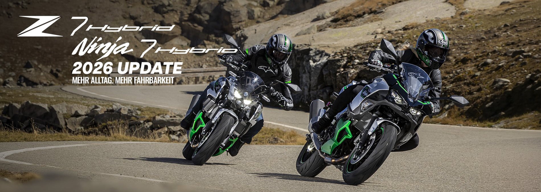 Updates für Kawasaki Z7 Hybrid und Ninja 7 Hybrid