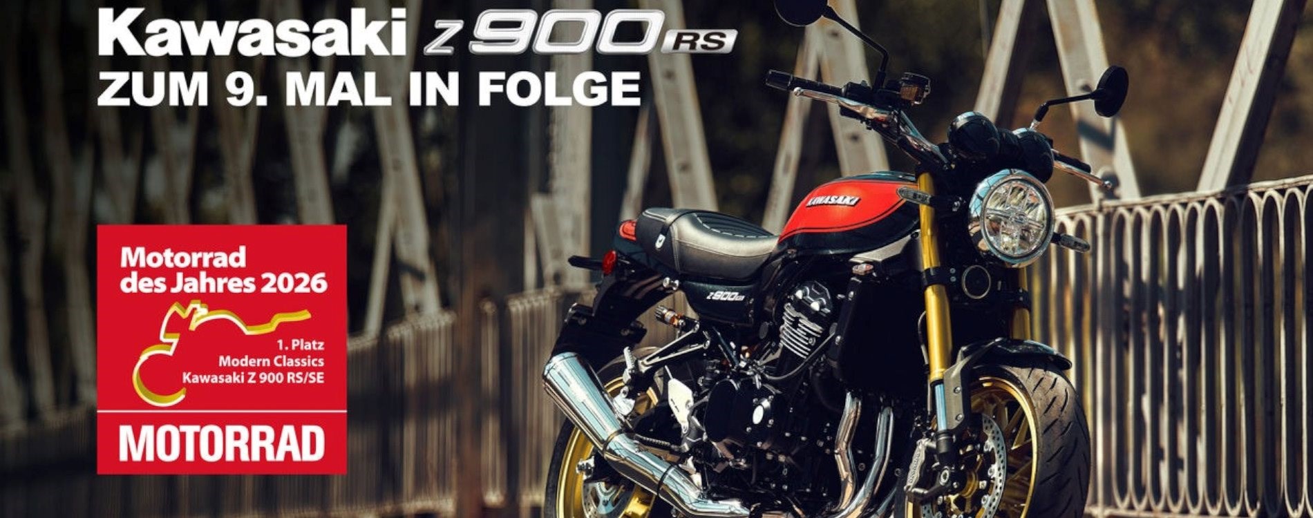 Kawasaki Z900RS ist „Motorrad des Jahres 2026