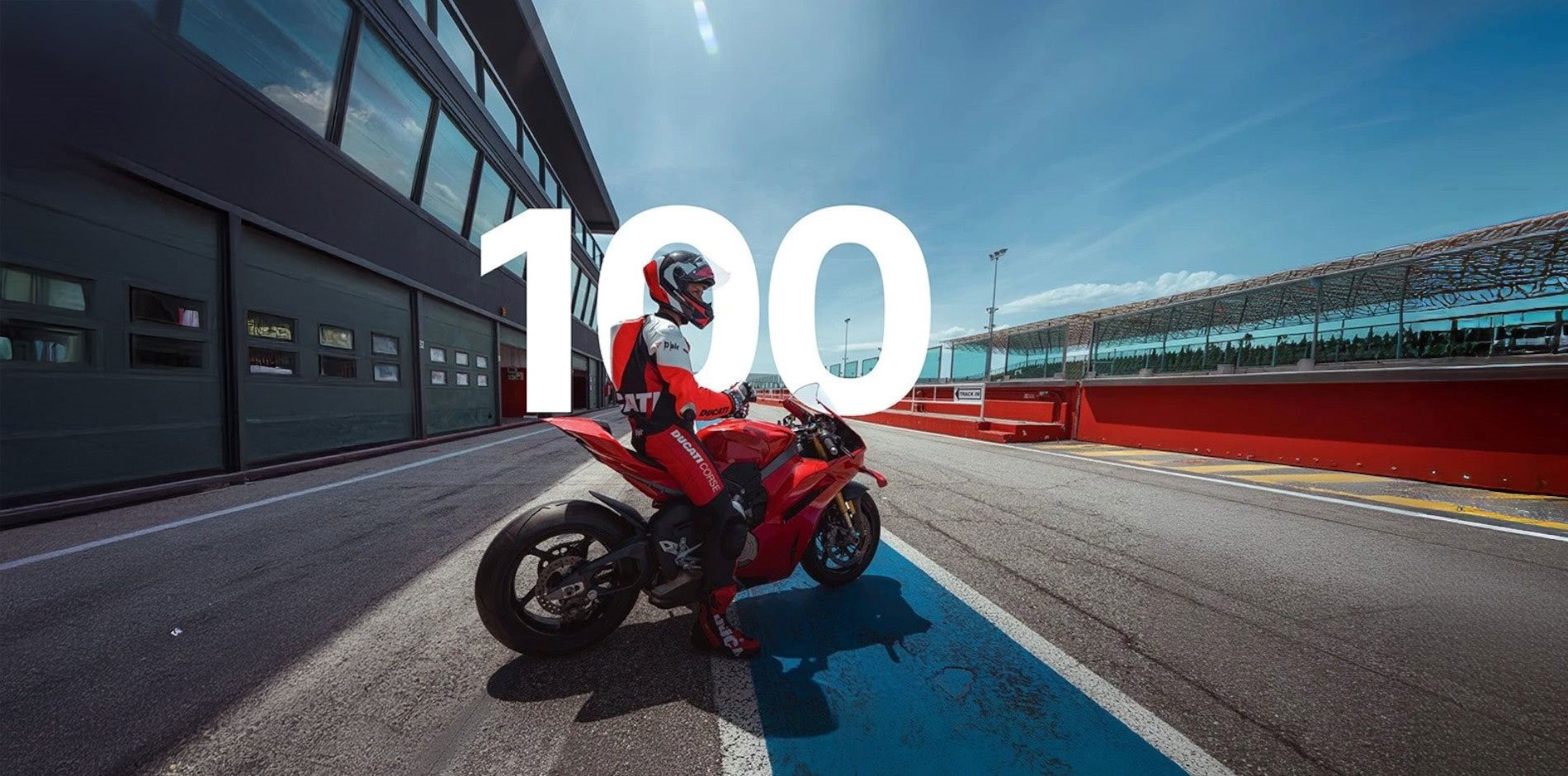 100 Jahre Ducati. Jetzt Jubiläumsvorteile sichern.
