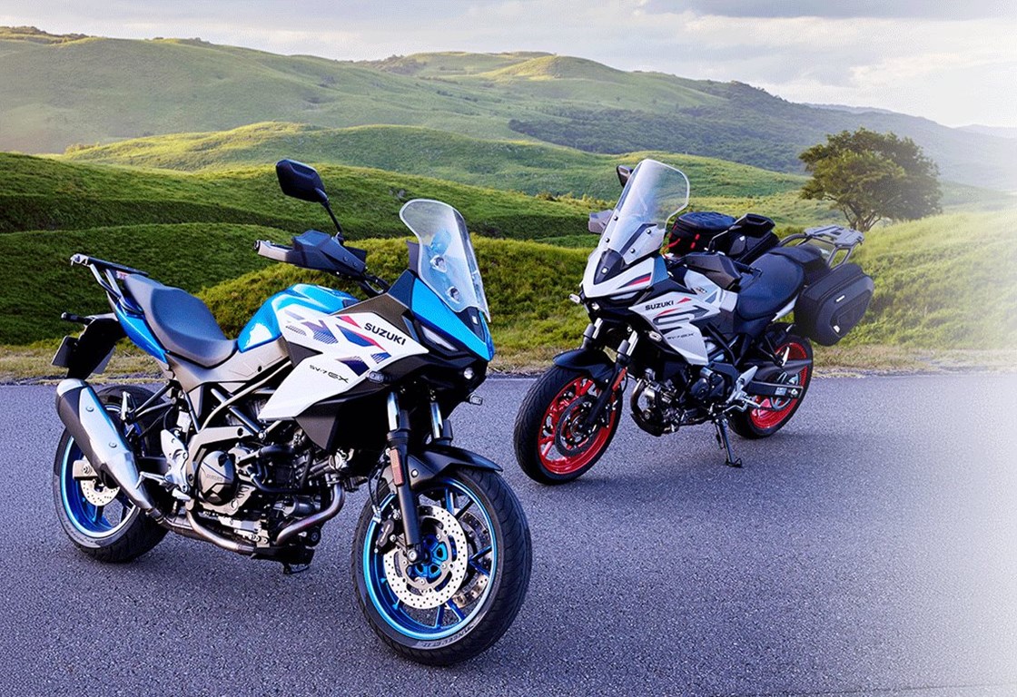 Vielseitigkeit neu definiert: Entdecke die SV-7GX vom puristischen Basismodell bis zur voll ausgestatteten Touring Edition. Dein Einstieg in die neue Klasse beginnt jetzt – zum attraktiven Preis.