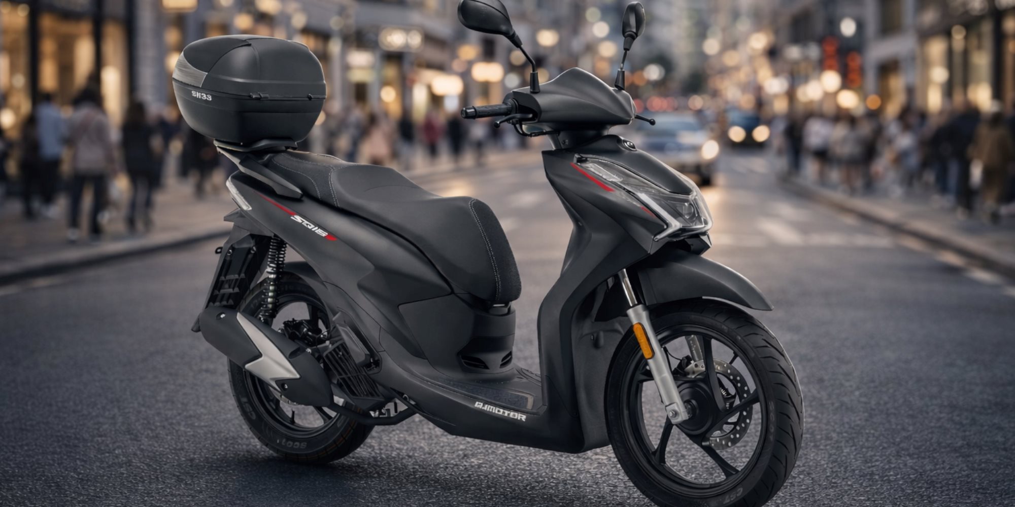 Motorroller für mehr Komfort und mehr Stabilität