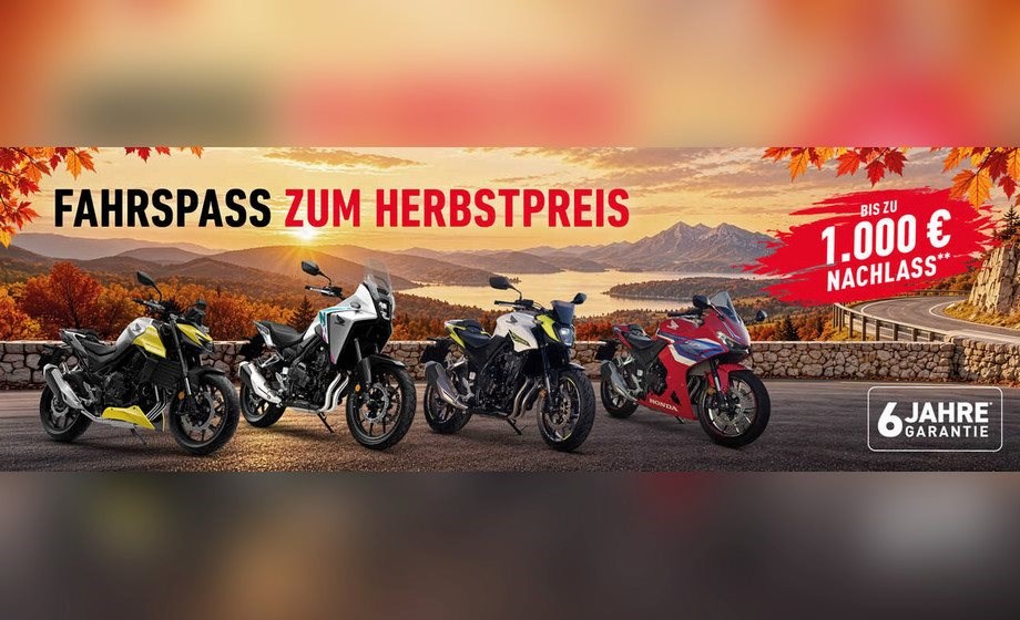Fahrspaß zum Herbstpreis 