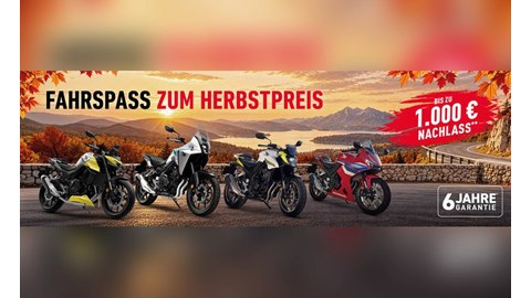 Fahrspaß zum Herbstpreis 
