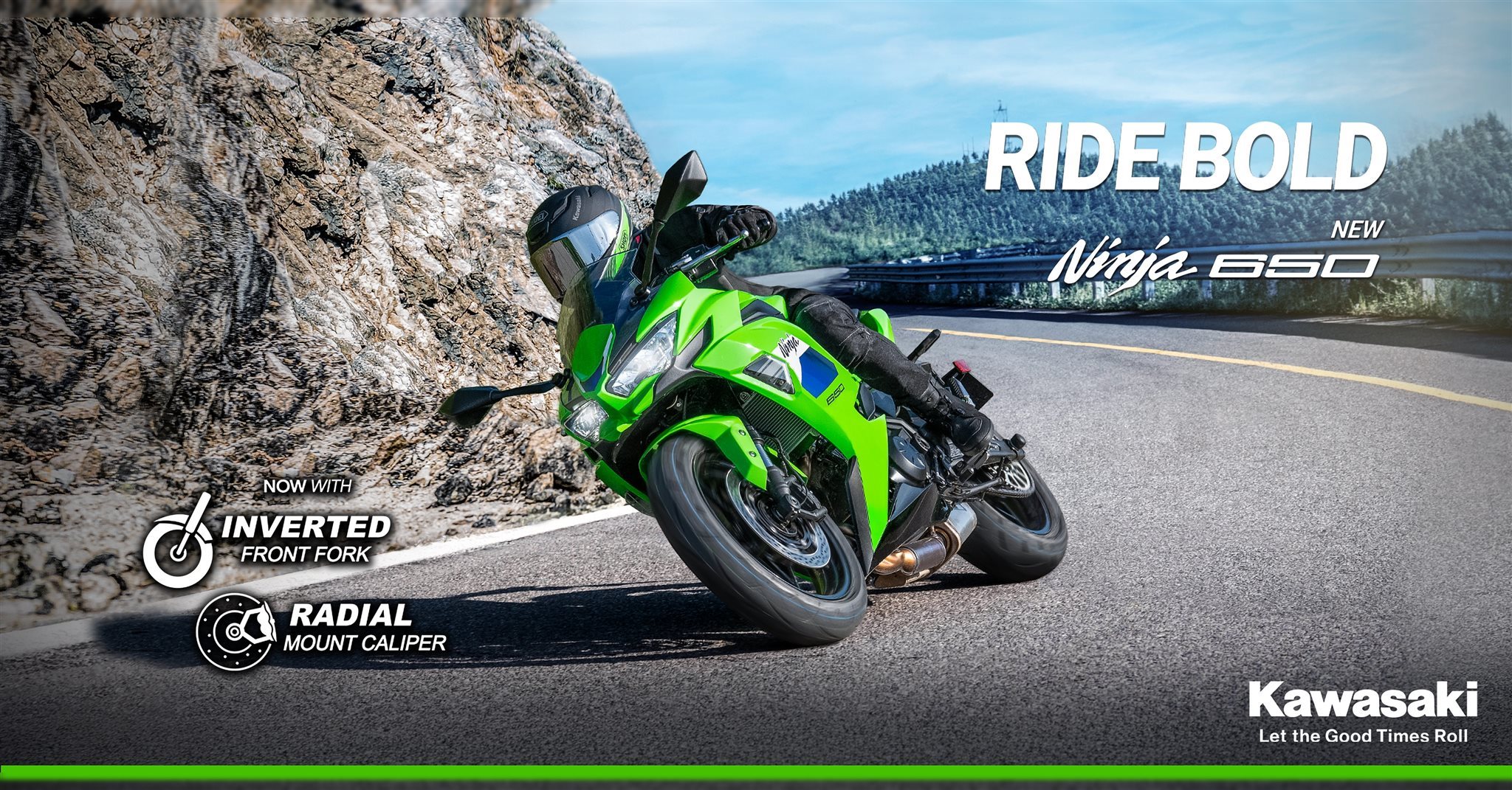Kawasaki Ninja 650 2027 in Fahrt