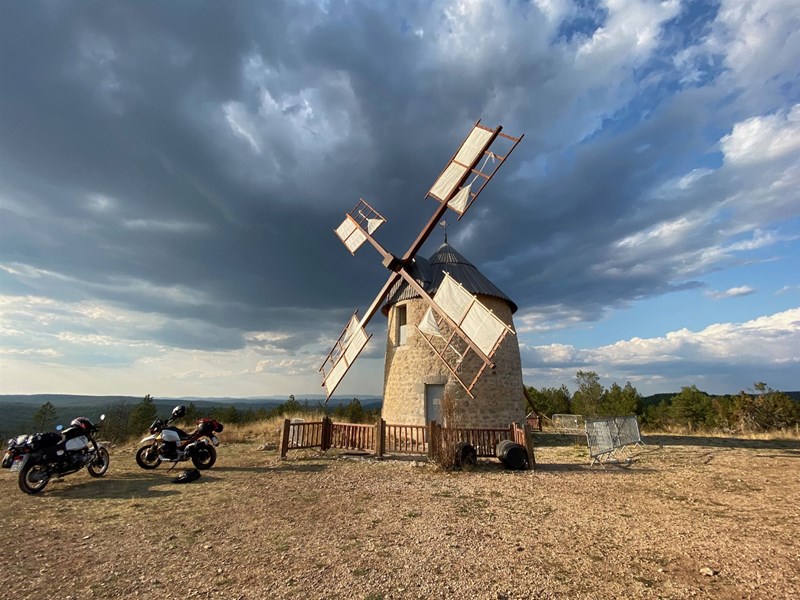 Motorrad-Reise in Zentral-Frankreich