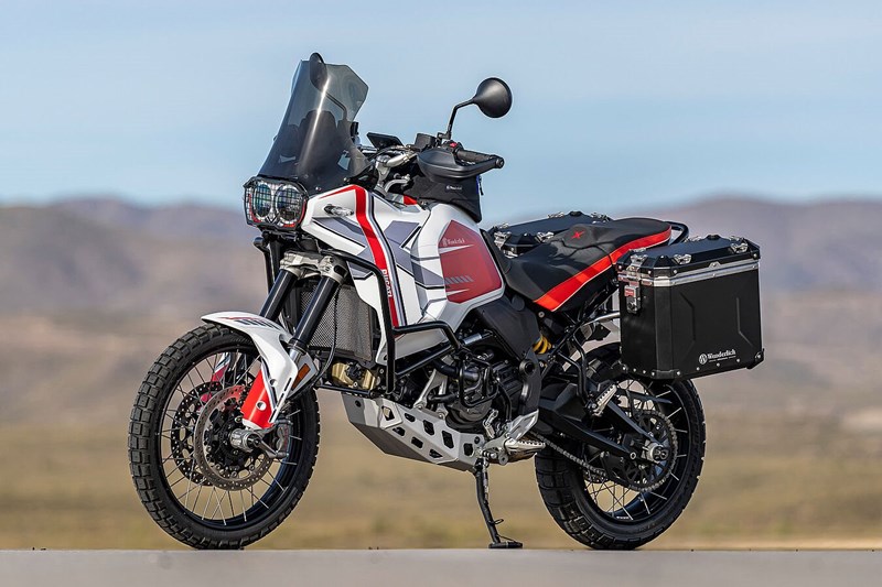 Der Wunderlich Adventure Wasserkühlerschutz für die Ducati DesertX Der Wunderlich Adventure Wasserkühlerschutz für die Ducati DesertX