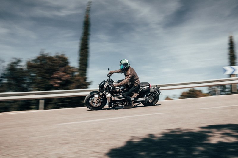 Triumph Rocket 3 Schräglage Triumph Rocket 3 Schräglage