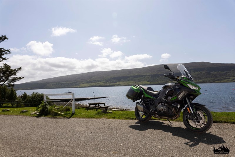 Strahlender Sonnenschein in den Highlands