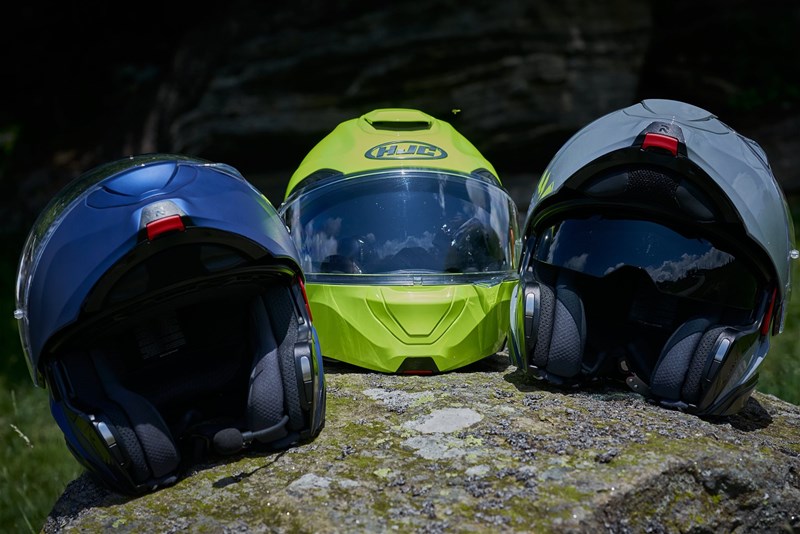 Treue Begleiter beim Reiseenduro Test 2023: HJC RPHA 91