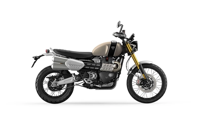 Die Scrambler 1200 XE in Matt Sandstorm Die Scrambler 1200 XE in Matt Sandstorm