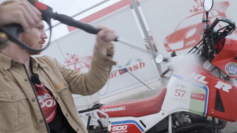 Motorrad richtig waschen