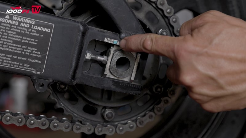 Manche Motorräder - wie diese Honda CBR600RR - verfügen über Markierungen.