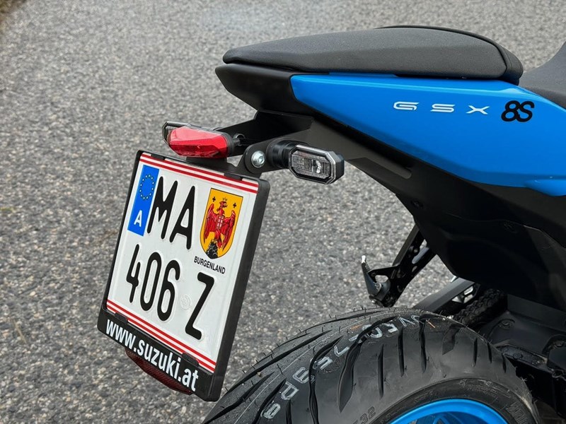 MIZU Heckumbau an der Suzuki GSX-8S