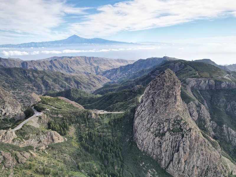Atemberaubende Ausblicke beim ersten Fotostopp auf La Gomera