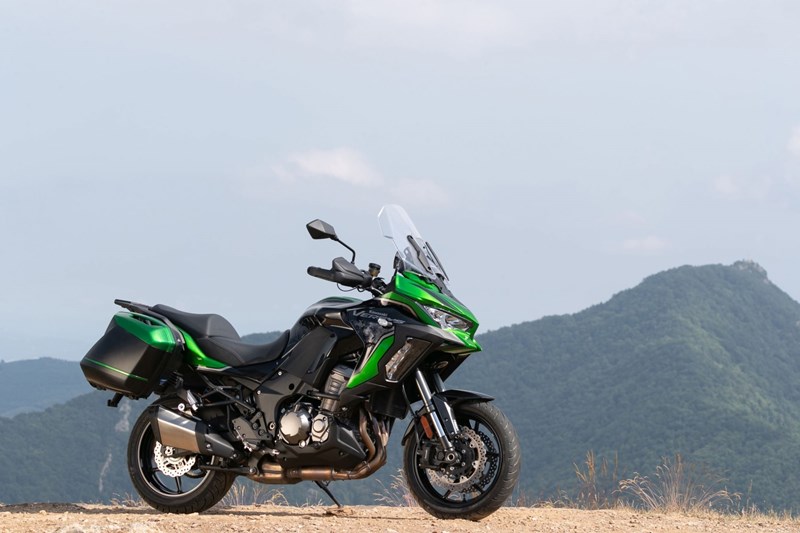 Die Kawasaki Versys 1000SE. Die Kawasaki Versys 1000SE.