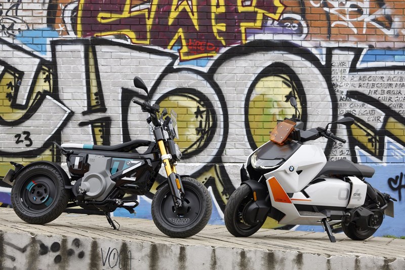 BMWs aktuelles Elektro-Modellprogramm. CE 02 und CE 04.