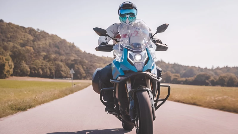 Die CFMoto 650 MT. Die CFMoto 650 MT.