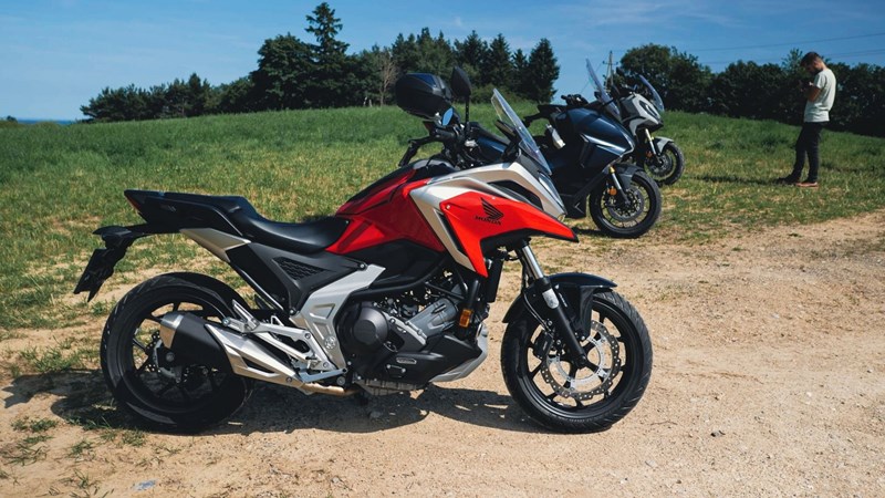 Die Honda NC750X DCT. Die Honda NC750X DCT.
