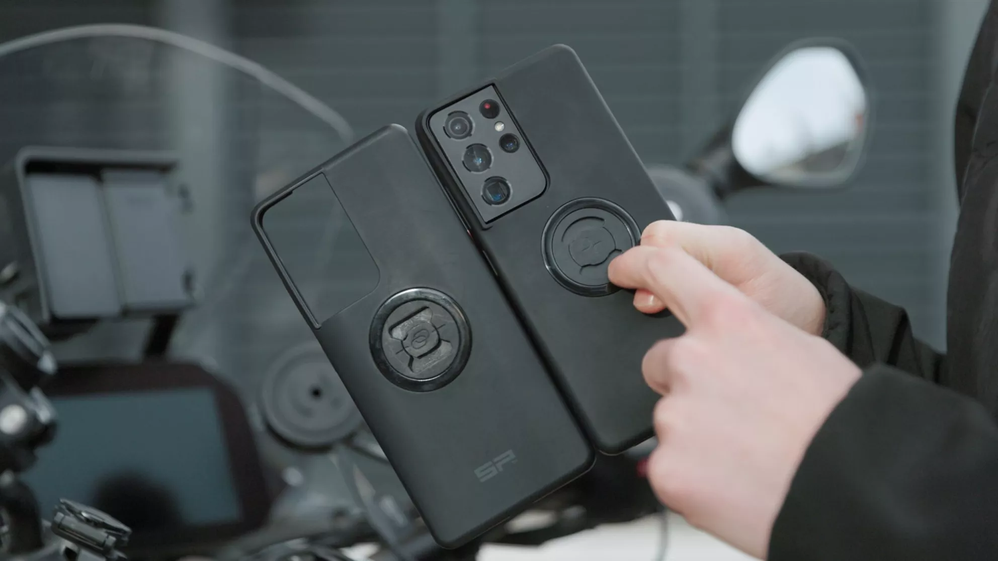 SP Connect versus Quad Lock Smartphone Halterungen