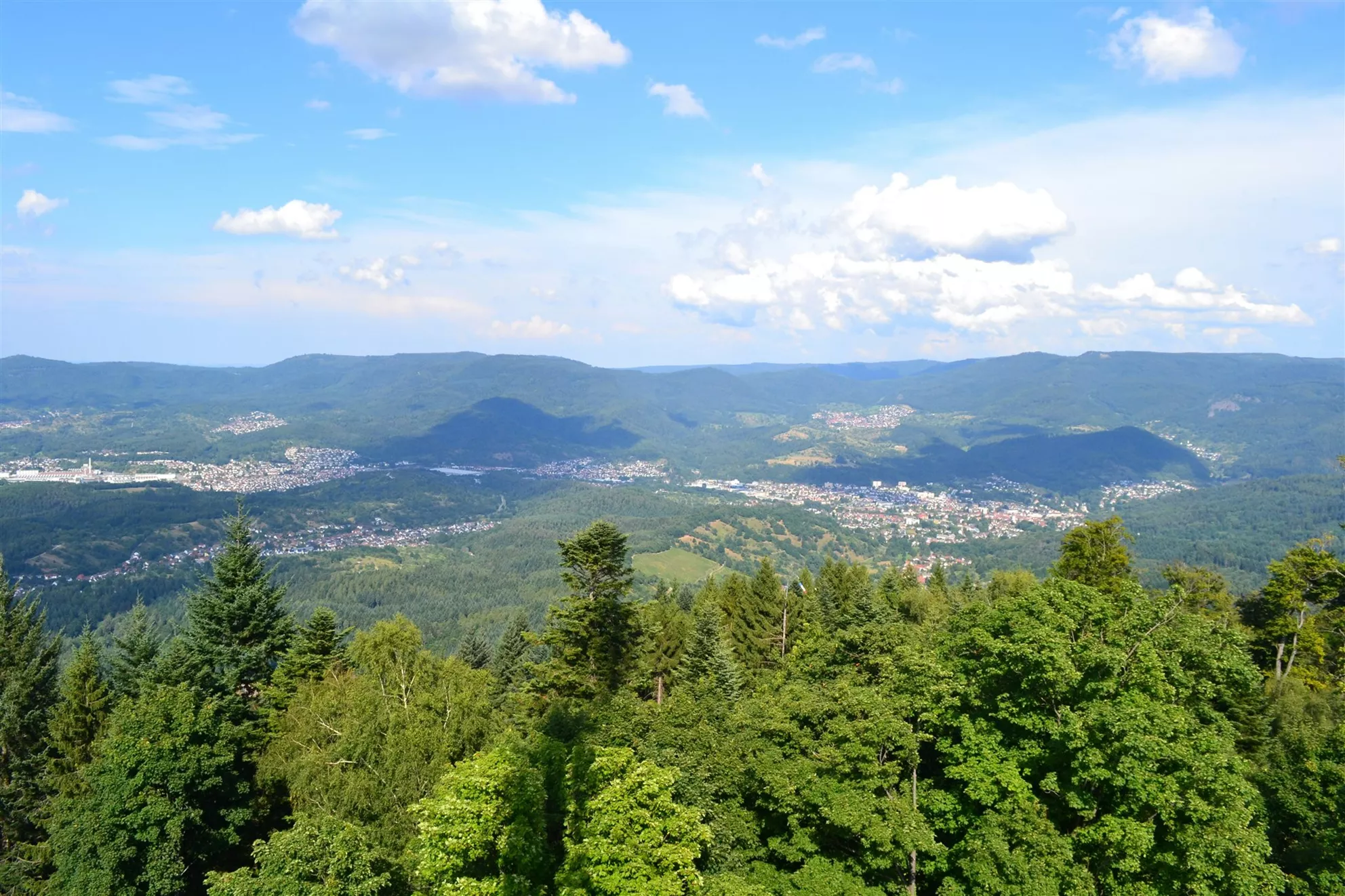 Uitzicht op Baden-Baden