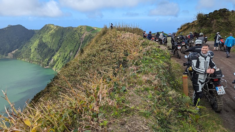 Obligatorischer Fotostop beim Doppelkratersee