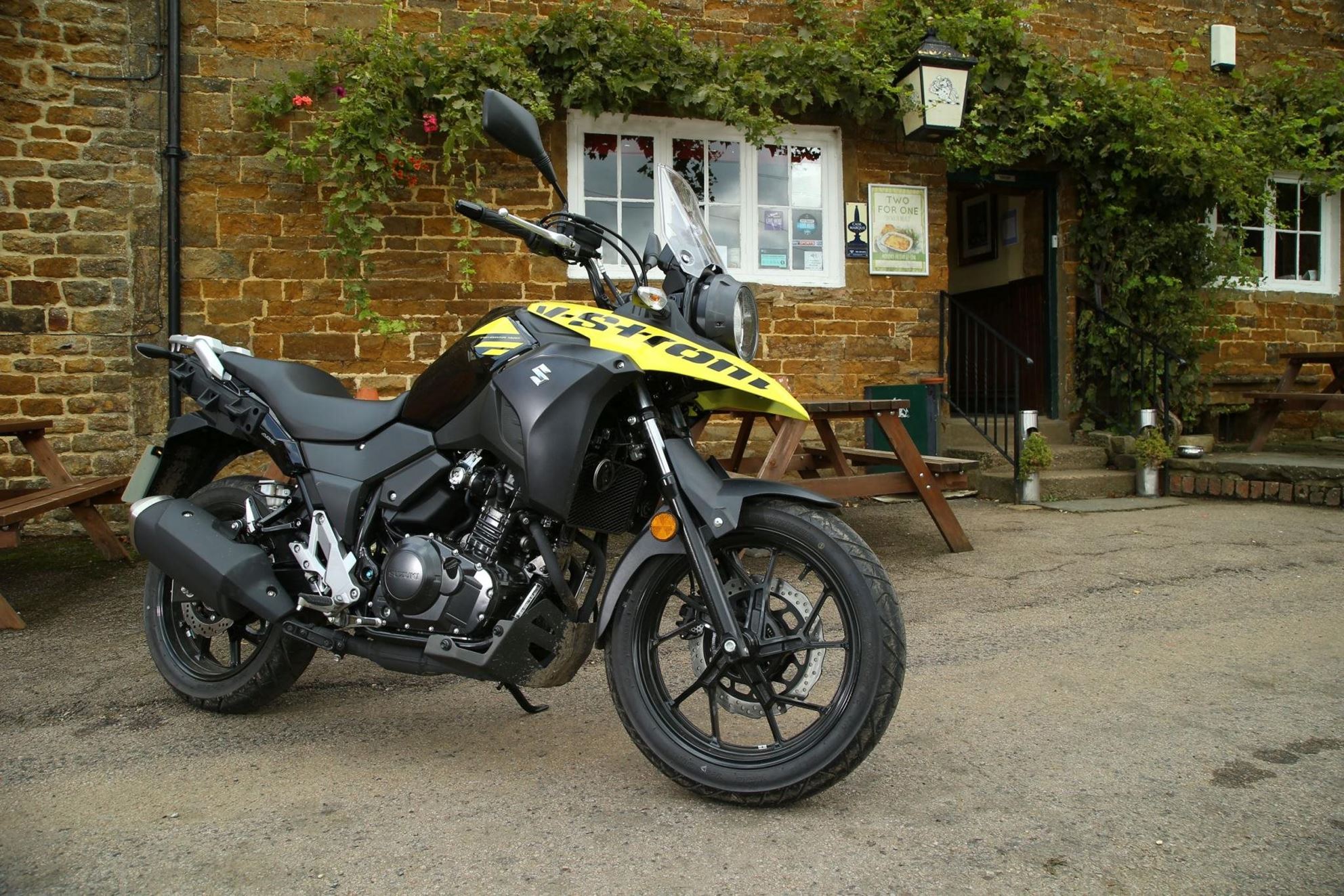 A Suzuki V-Strom 250.