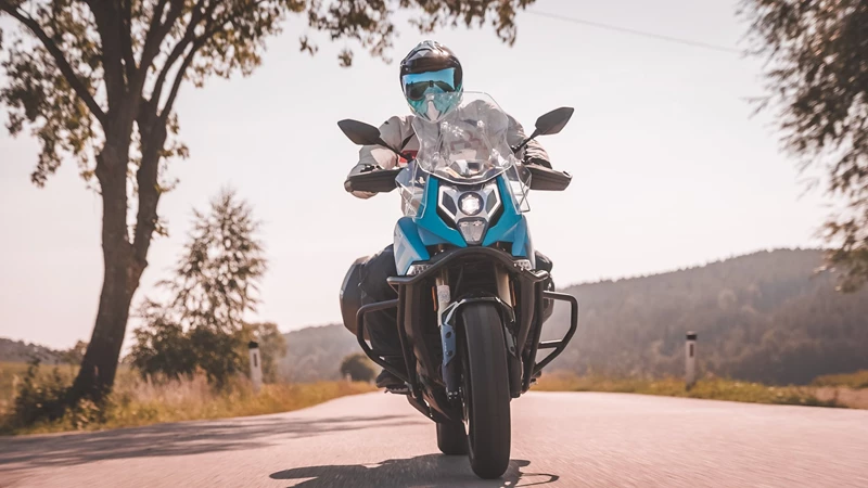 Die CFMoto 650 MT. Die CFMoto 650 MT.