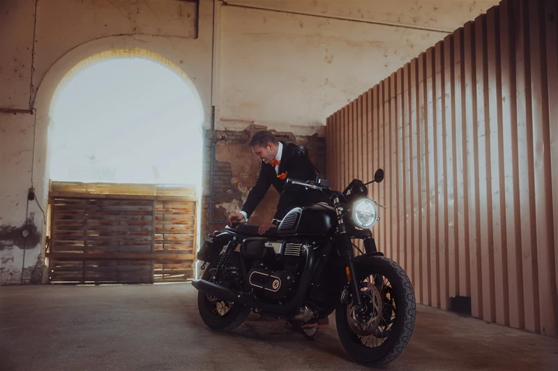 Komfortabler Sitz der Brixton Cromwell 1200 auch für längere Fahrten Komfortabler Sitz der Brixton Cromwell 1200 auch für längere Fahrten