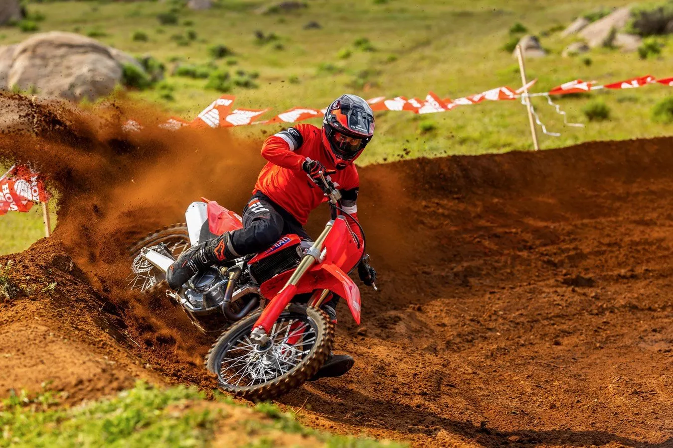 Akció közben a Honda CRF450R 