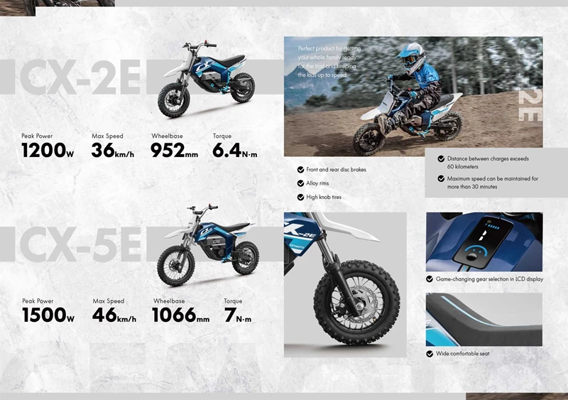 CFMOTO Dirtbikes für Kinder: Die CX-2E und CX-5E CFMOTO Dirtbikes für Kinder: Die CX-2E und CX-5E