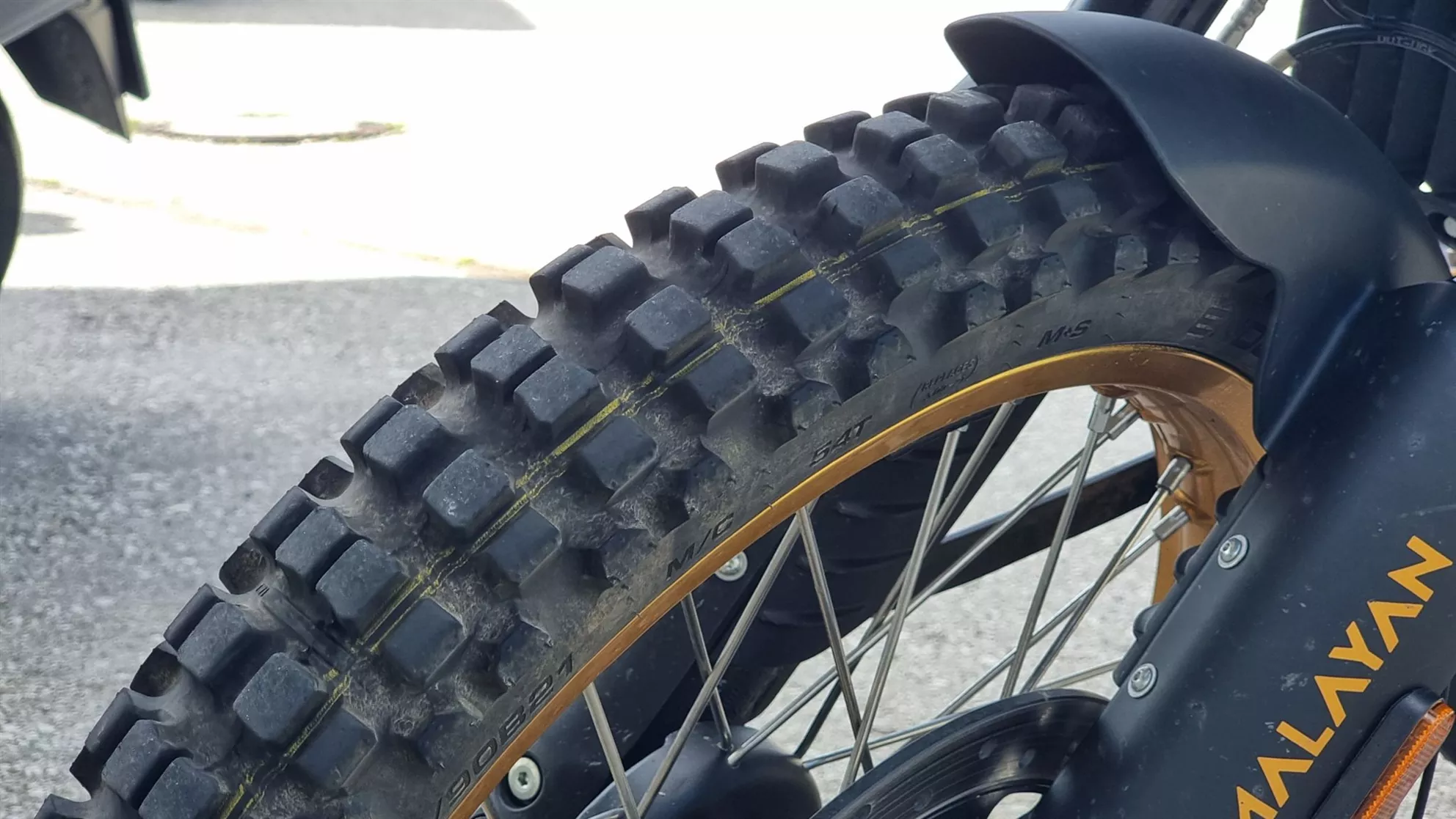 Prueba de durabilidad del Mitas Enduro Trail XT+ Dakar