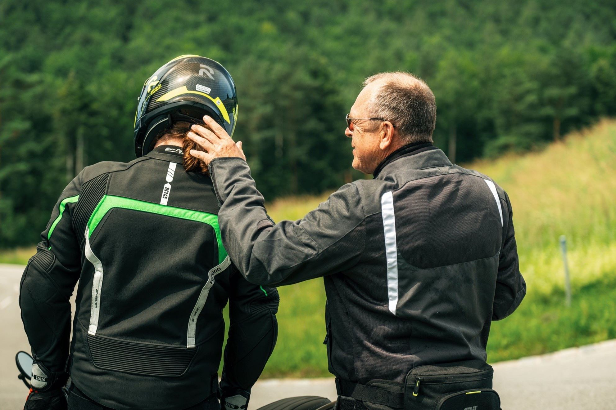 Apesar do clima variado durante o teste, o ambiente na equipe estava ótimo!