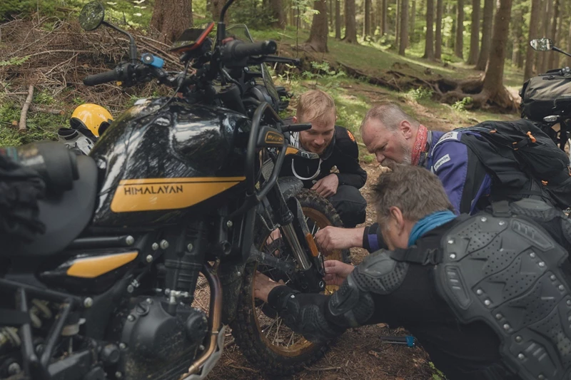 Royal Enfield Himalayan 450 Test 2024 Royal Enfield Himalayan 450 Test 2024