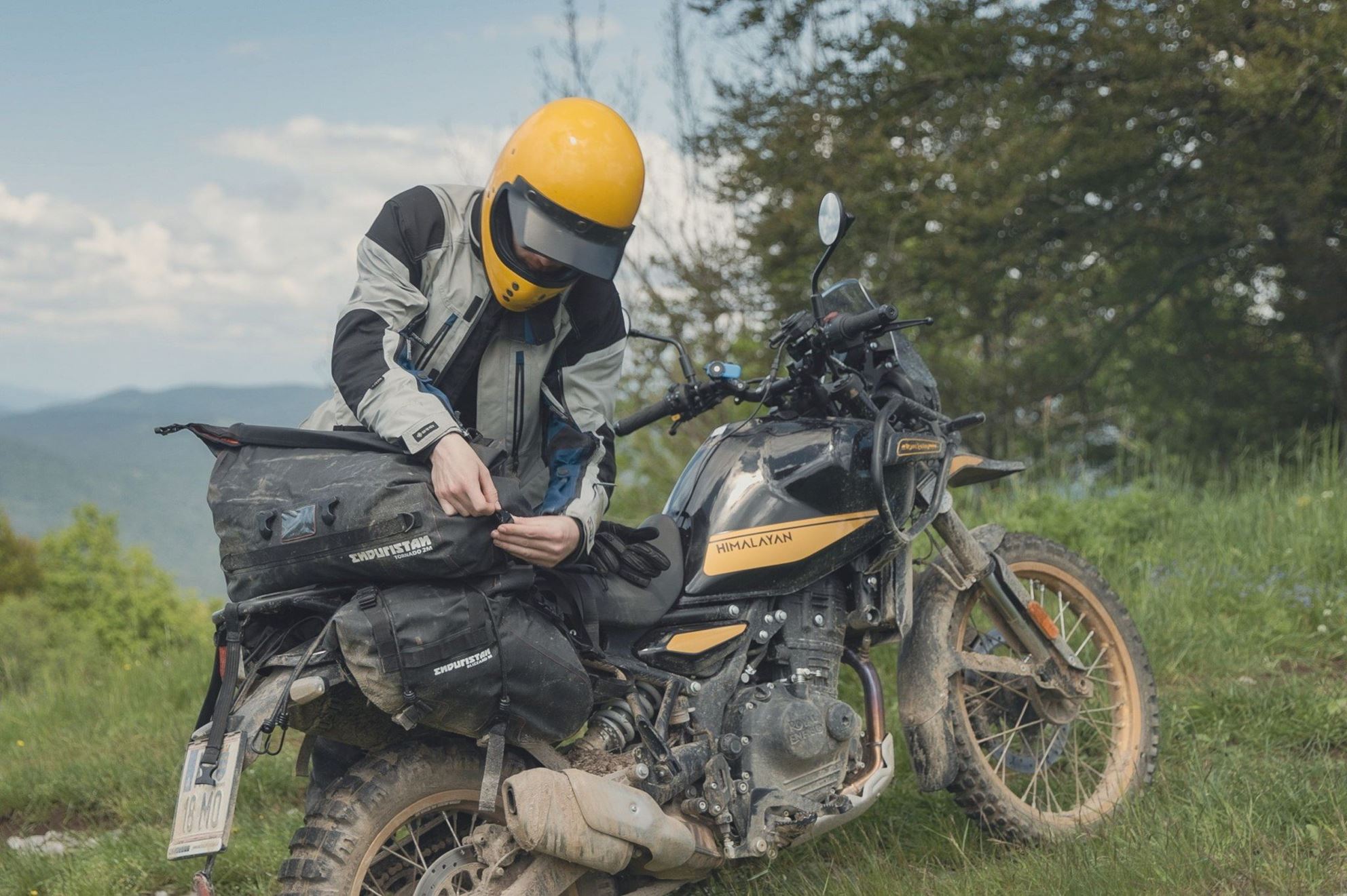 'Enduristan luggage in the off-road test'