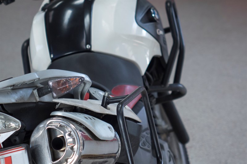 Gepäckträger und Sturzbügel müssen nicht eingetragen werden.