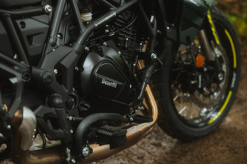 Herzstück der Benelli TRK 702X - 698 Kubik Parallel-Twin mit 75PS