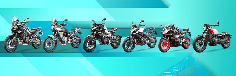 Die Testbikes der CFMOTO Demo Tour 2024