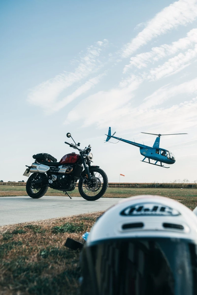 Triumph Scrambler 1200 X im Rallye Test Triumph Scrambler 1200 X im Rallye Test