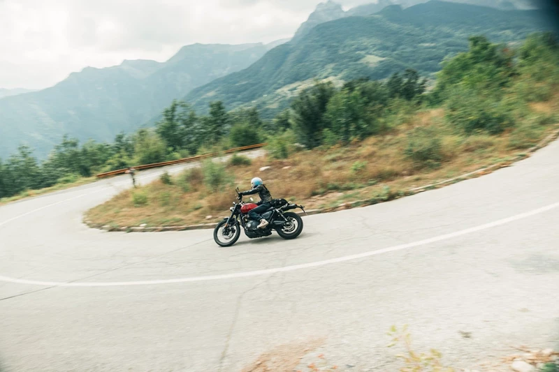 Triumph Scrambler 1200 X im Rallye Test Triumph Scrambler 1200 X im Rallye Test
