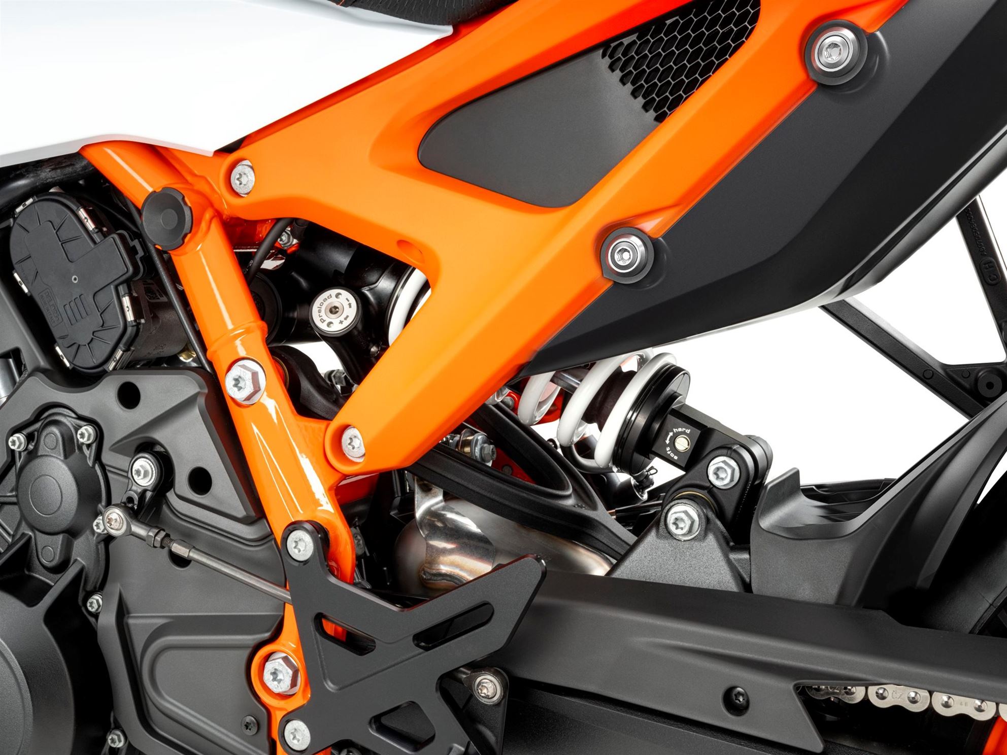 'Omlenkmechanisme schokdemper KTM 990 Duke R'