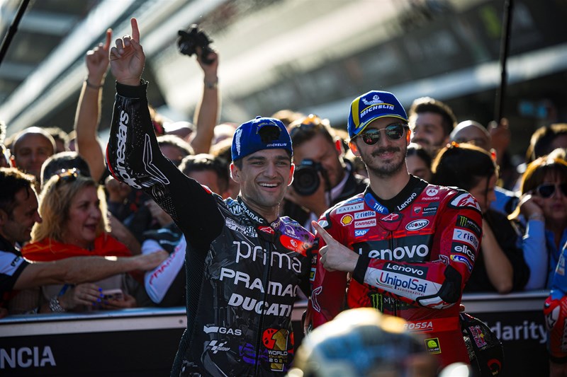 Trotz Enttäuschung zeigt sich Bagnaia fair gegenüber dem neuen Weltmeister.